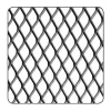Tôle métal déployé acier brut Mailles 10 x 5,5 mm, 100 x 50 cm