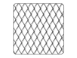 Tôle métal déployé aluminium brut Ep. 0,8 mm Mailles 10 x 5,5 mm, 100 x 50 cm