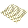Tôle métal déployé aluminium anodisé doré Mailles 10 mm, 50 x 25 cm