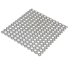 Tôle perforée trèfle acier brut Ep. 1 mm, 100 x 50 cm