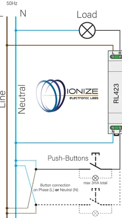 Télérupteur Silencieux à état solide, montage sur rail DIN 220V
