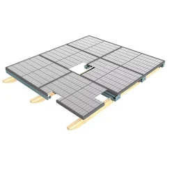 Toiture solaire - HEKILI Gris Anthracite 2,292m x 1,196m
