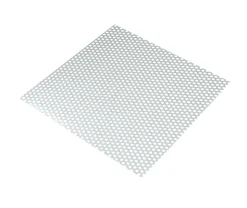 Tole perforée aluminium brut 50 x 25 cm
