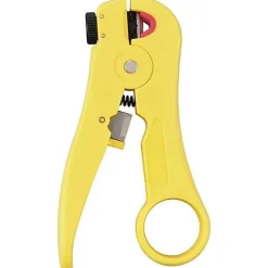 TOOLCRAFT Dénudeur de câble universel TO-9627696 pour câbles UTP/STP 3,5-9 mm, lame SK5, poignée ergonomique
