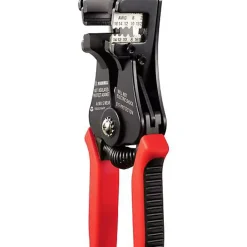 TOOLCRAFT TO-5017527 Pince à dénuder automatique 0,5 à 6 mm², lame SK5, poignée TPR 133 mm