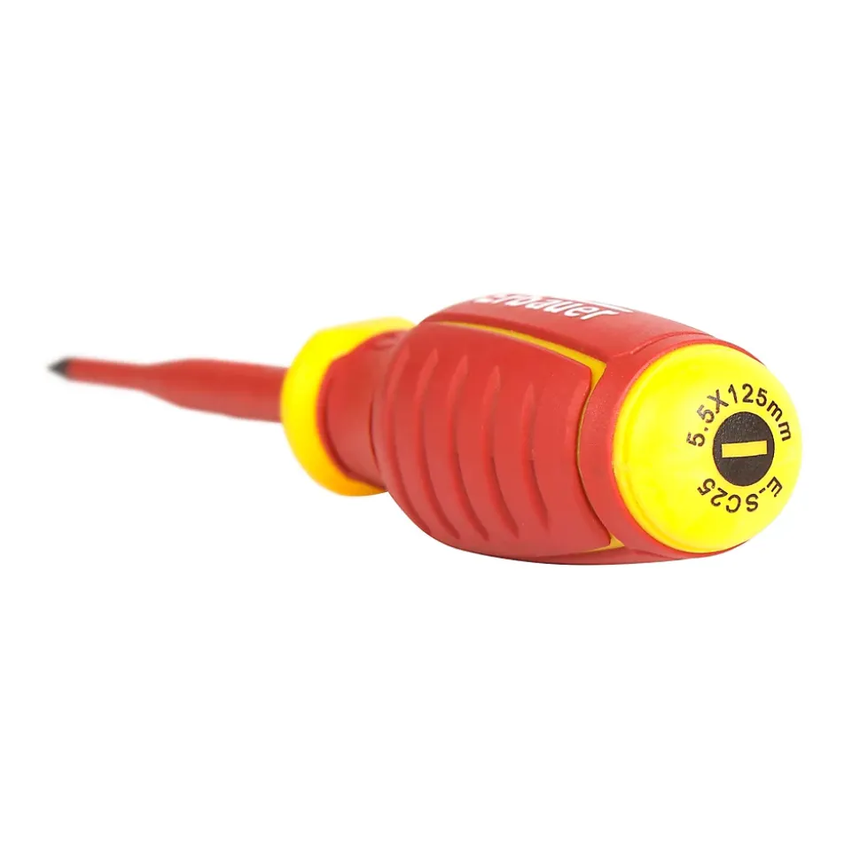 Tournevis d'électricien VDE plat SL125 x 5.5 Erbauer