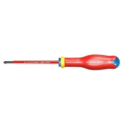 Tournevis électricien Protwist cruciforme Pozidriv isolé 1000V PZ1 4,5x100mm 210mm - FACOM - ATD1X100VE