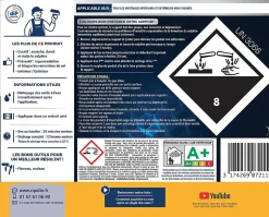 Traitement murs humides et salpêtre intérieur extérieur incolore Ripolin 0,75L