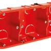 Triple boîte encastrement horizontale diamètre 65x40mmZenitech