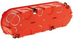 Triple boîte encastrement horizontale diamètre 65x40mmZenitech