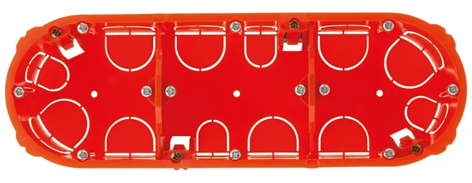 Triple boîte encastrement horizontale diamètre 65x40mmZenitech