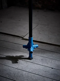 Trépied Erbauer Lewo-tripod réglable noir et bleu