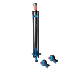 Trépied Erbauer Lewo-tripod réglable noir et bleu