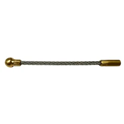 Tête de guidage flexible M5 à bout rond, pour aiguilles tire-fils