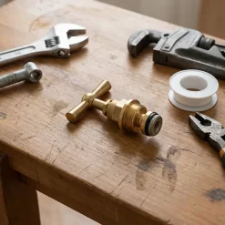 Tête de robinet à potence universelle Diall