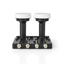 Tête Parabole Universelle Monobloc Quadruple 6,0 Facteur de Bruit : 0,2 - 0, NEDIS