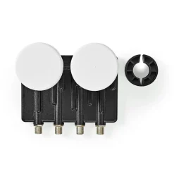 Tête Parabole Universelle Monobloc Quadruple 6,0 Facteur de Bruit : 0,2 - 0, NEDIS