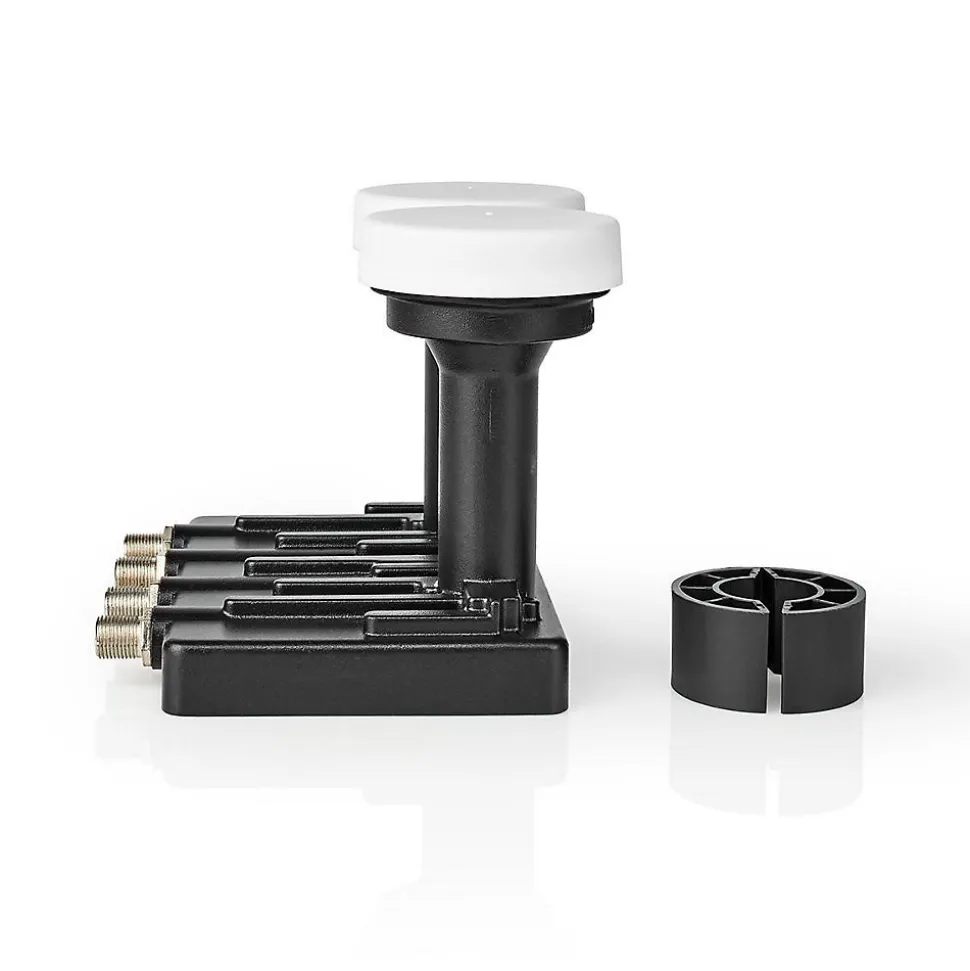 Tête Parabole Universelle Monobloc Quadruple 6,0 Facteur de Bruit : 0,2 - 0, NEDIS