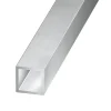 Tube carré acier brut 50 x 50 mm Ep. 1,5 mm, 2 m