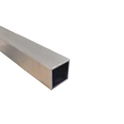 Tube carré aluminium 25x25 ep 2 mm, Longueur : 2 metres - Comment Fer