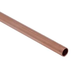 Tube cuivre Ø 8 mm 2 m avec gaine d'encastrement