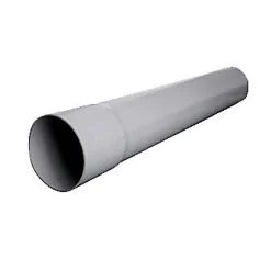 Tube en PVC compact Ø125 mm x 4 m Fitt
