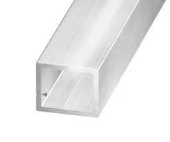 Tube rectangulaire aluminium argent 4 cm CQFD