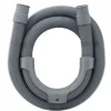 Tuyau de vidange, d'évacuation universel pour machine à laver, lave vaisselle - Gris - 1,5 m - Linxor