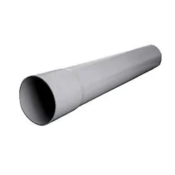 Tuyau en PVC compact Ø125 mm x 2 m Fitt