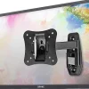 TVB0920 Support TV mural pour écran de 13 à 30 pouces Pivotant Inclinable Charge max 18 kg VESA 50 100 Télé LED LCD OLED Duronic