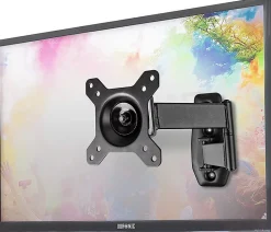 TVB1120 Support TV mural pour écran de 13 à 30 pouces Inclinable Charge max 18 kg VESA 75 100 Télé LED LCD OLED Duronic