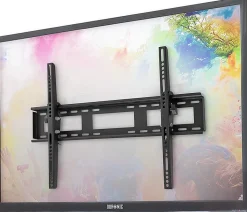 TVB123M Support TV mural pour écran de 23 à 55 pouces Inclinable Charge max 40 kg VESA 200 400 Télé LED LCD OLED Duronic