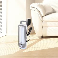 TWIX: Lampe portative rechargeable anti-coupures d'électricité, 2 tubes LED 300lm 23cm