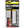 UHU Colle à réparer Powerkitt universel - Pâte époxy 2 composants pour coller, combler, étanchéifier, Gris, 60g