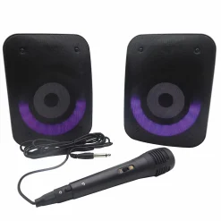 Une paire d'Enceintes Stereo Puissantes Bluetooth iParty