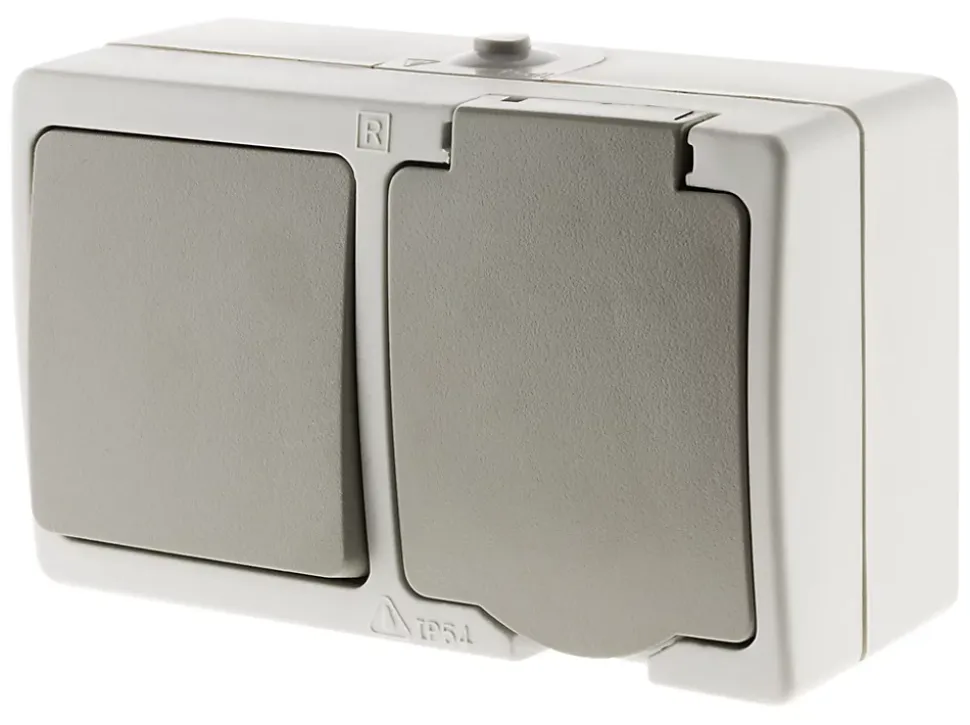 Va-et-vient + prise 2P+T Zenitech