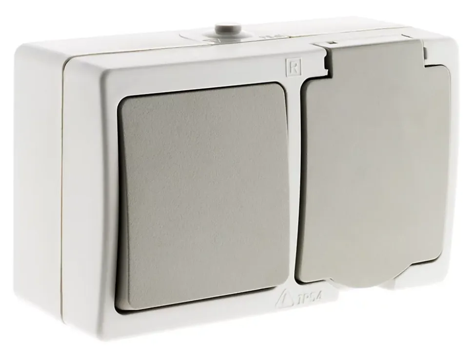 Va-et-vient + prise 2P+T Zenitech