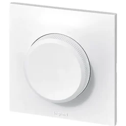 Variateur rotatif Legrand Neptune plastique brillant blanc