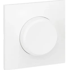 Variateur rotatif Legrand Neptune plastique brillant blanc