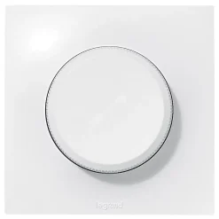 Variateur rotatif Legrand Neptune plastique brillant blanc