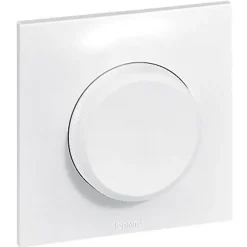 Variateur rotatif Legrand Neptune plastique brillant blanc