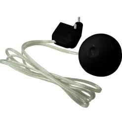 Variateur universel rotatif et prise gigogne noir