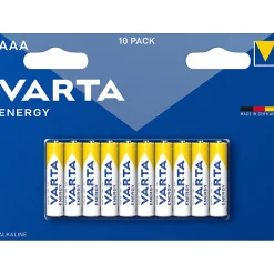 Varta - Blister de 10 Piles Alcalines ENERGY AAA