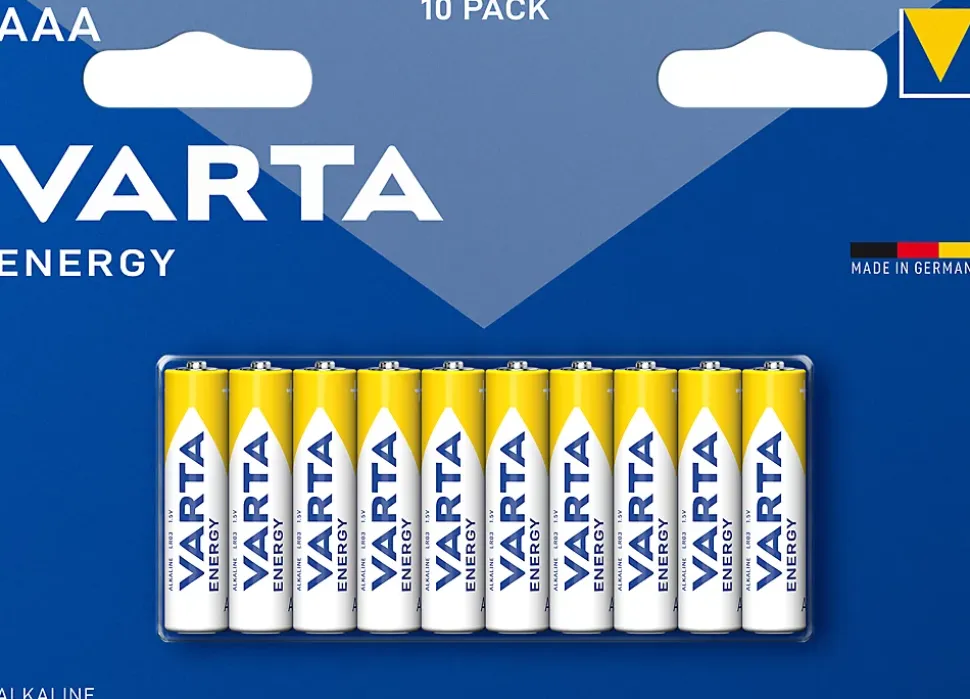 Varta - Pack de 2 - Blister de 10 Piles Alcalines ENERGY AAA