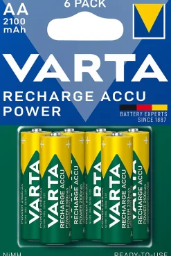 Varta - Pile rechargeable AA 2100 mAh blister de 6