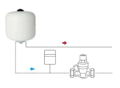 Vase d'expansion sanitaire Flomasta 12L