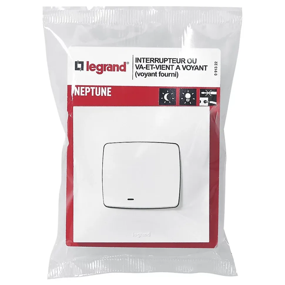 Va&vient lumineux Legrand Neptune 10A