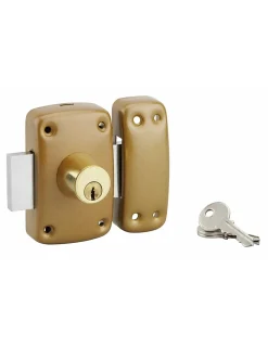 Verrou 9014 à double entrée, cylindre diamètre 23 x 45 mm, 3 clés - SP