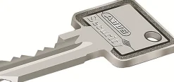 Verrou à bouton ABUS 45 mm Ø23 mm + Gâche