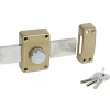 Verrou à bouton Alpha doré 45 x 160 mm